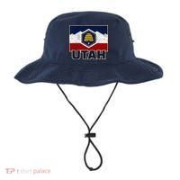 Distressed New Utah Flag Bucket Hat thumb 0