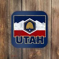 Distressed New Utah Flag Coaster thumb 0