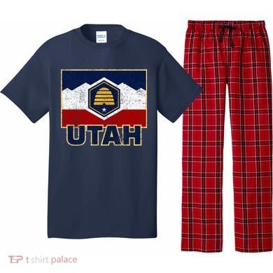 Distressed New Utah Flag Pajama Set