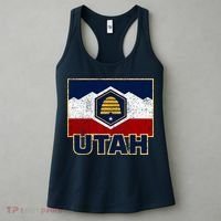 Distressed New Utah Flag Women's Tank Top thumb 3