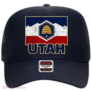 Distressed New Utah Flag Hat