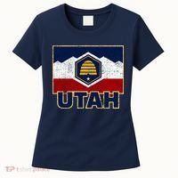 Distressed New Utah Flag Women's T-Shirt thumb 0