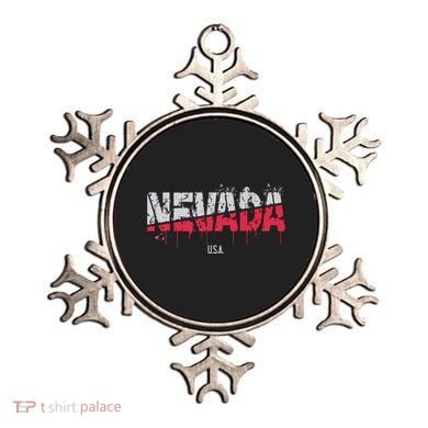 Distressed Nevada Usa Ornament
