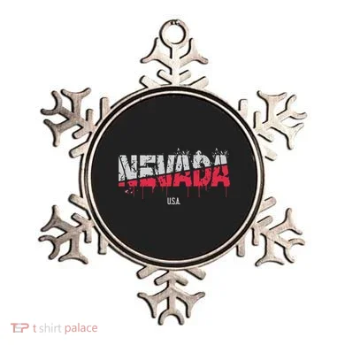 Distressed Nevada Usa Ornament