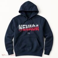 Distressed Nevada Usa Hoodie thumb 0