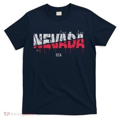 Distressed Nevada Usa T-Shirt