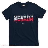 Distressed Nevada Usa T-Shirt thumb 0