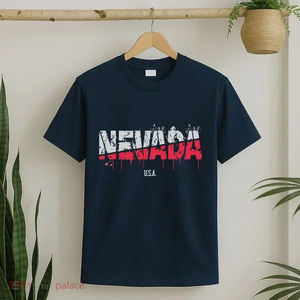 Distressed Nevada Usa T-Shirt
