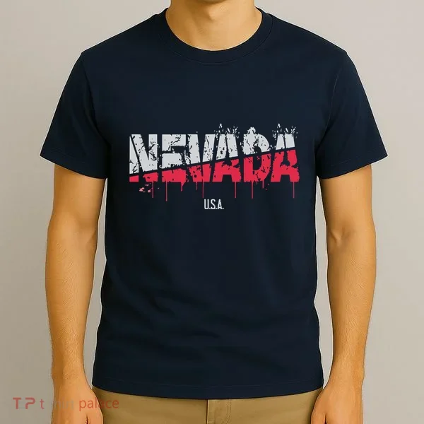 Distressed Nevada Usa T-Shirt