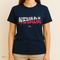 Distressed Nevada Usa T-Shirt thumb 4