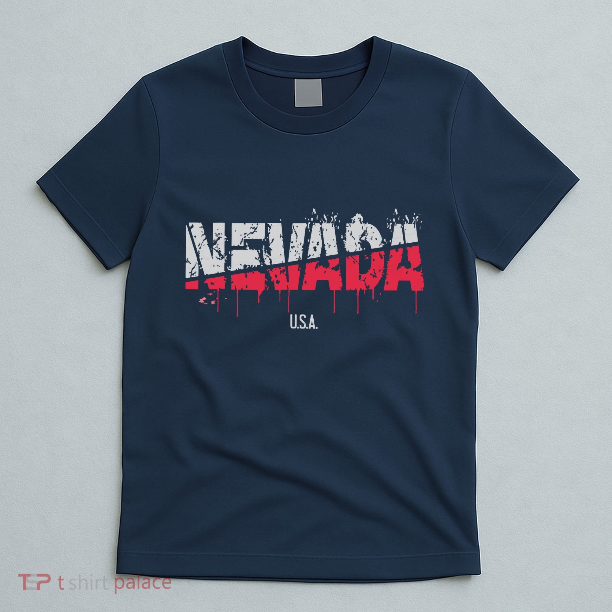 Distressed Nevada Usa T-Shirt