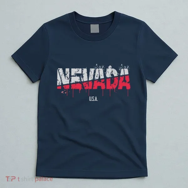 Distressed Nevada Usa T-Shirt