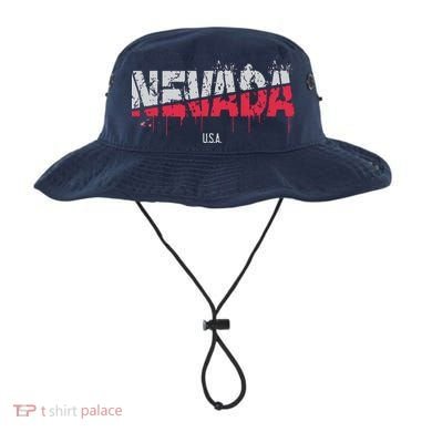 Distressed Nevada Usa Bucket Hat