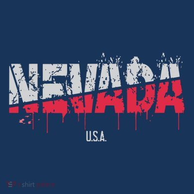 Distressed Nevada Usa Coaster