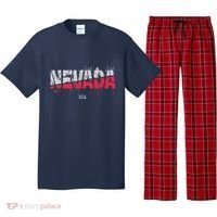 Distressed Nevada Usa Pajama Set thumb 0