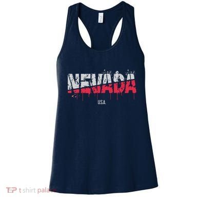Distressed Nevada Usa Women's Tank Top