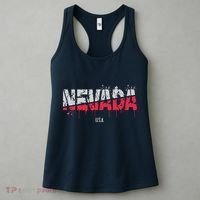 Distressed Nevada Usa Women's Tank Top thumb 3