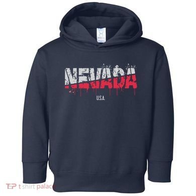 Distressed Nevada Usa Toddler Hoodie