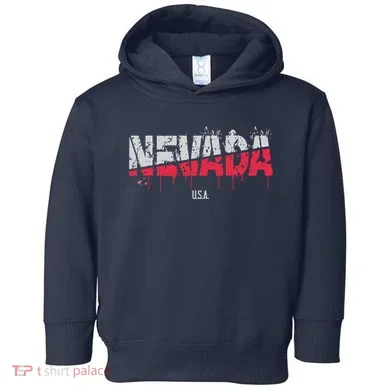 Distressed Nevada Usa Toddler Hoodie