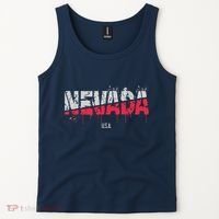 Distressed Nevada Usa Tank Top thumb 2