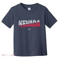 Distressed Nevada Usa Toddler T-Shirt thumb 0