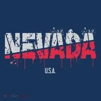 Distressed Nevada Usa Women's Long Sleeve Shirt thumb 2