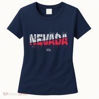 Distressed Nevada Usa Women's T-Shirt thumb 0