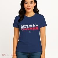 Distressed Nevada Usa Women's T-Shirt thumb 4