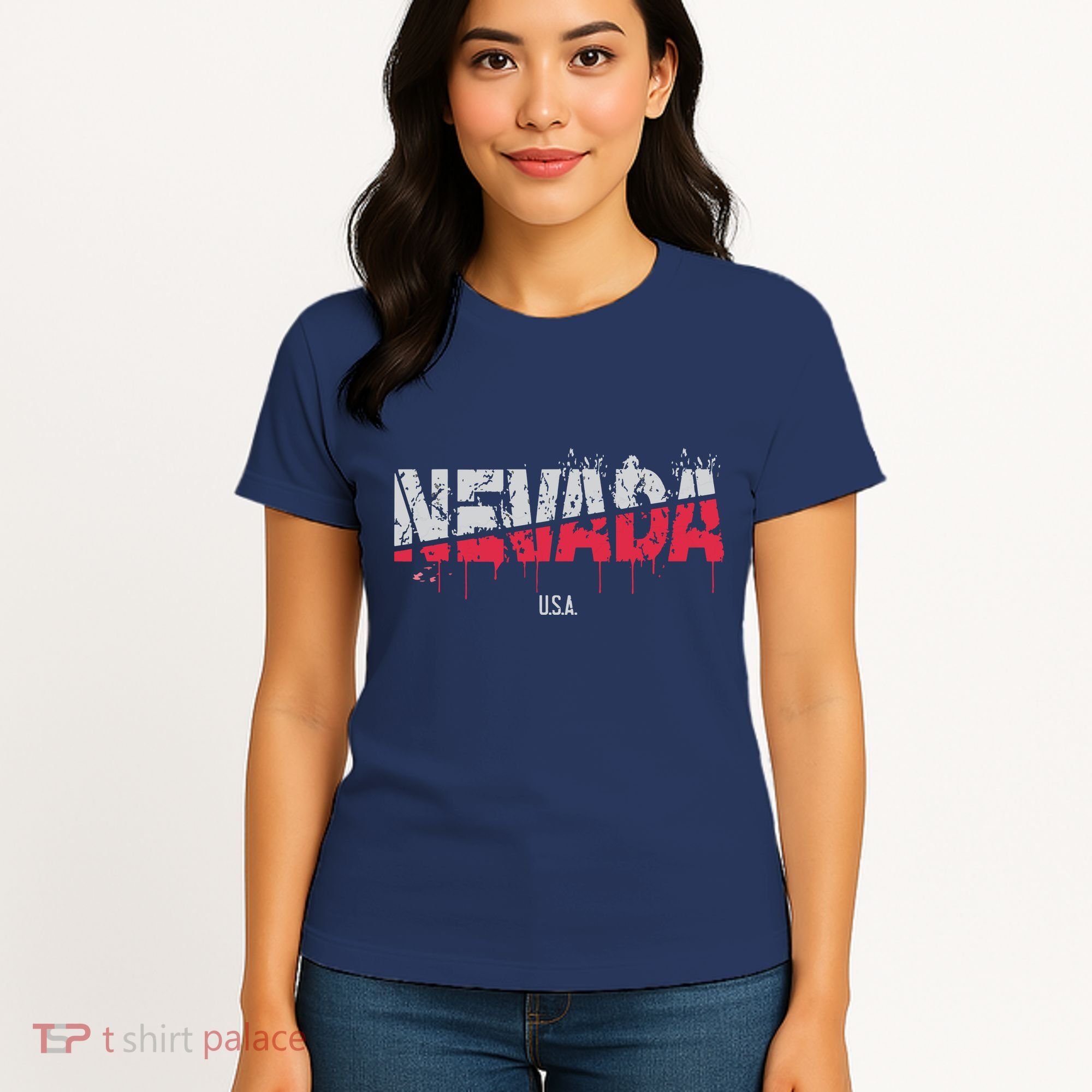 Distressed Nevada Usa Women's T-Shirt