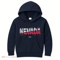 Distressed Nevada Usa Kids Hoodie thumb 0