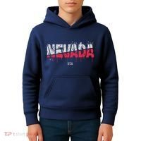 Distressed Nevada Usa Kids Hoodie thumb 4