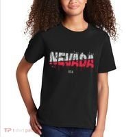 Distressed Nevada Usa Kids T-Shirt thumb 2