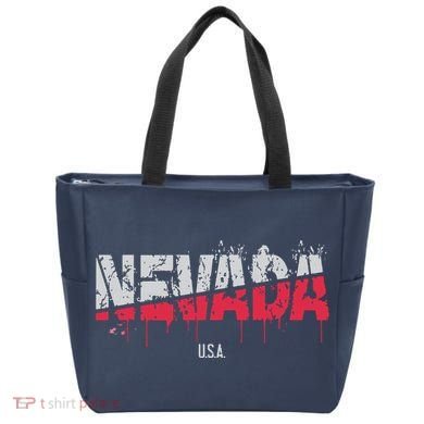 Distressed Nevada Usa Tote Bag