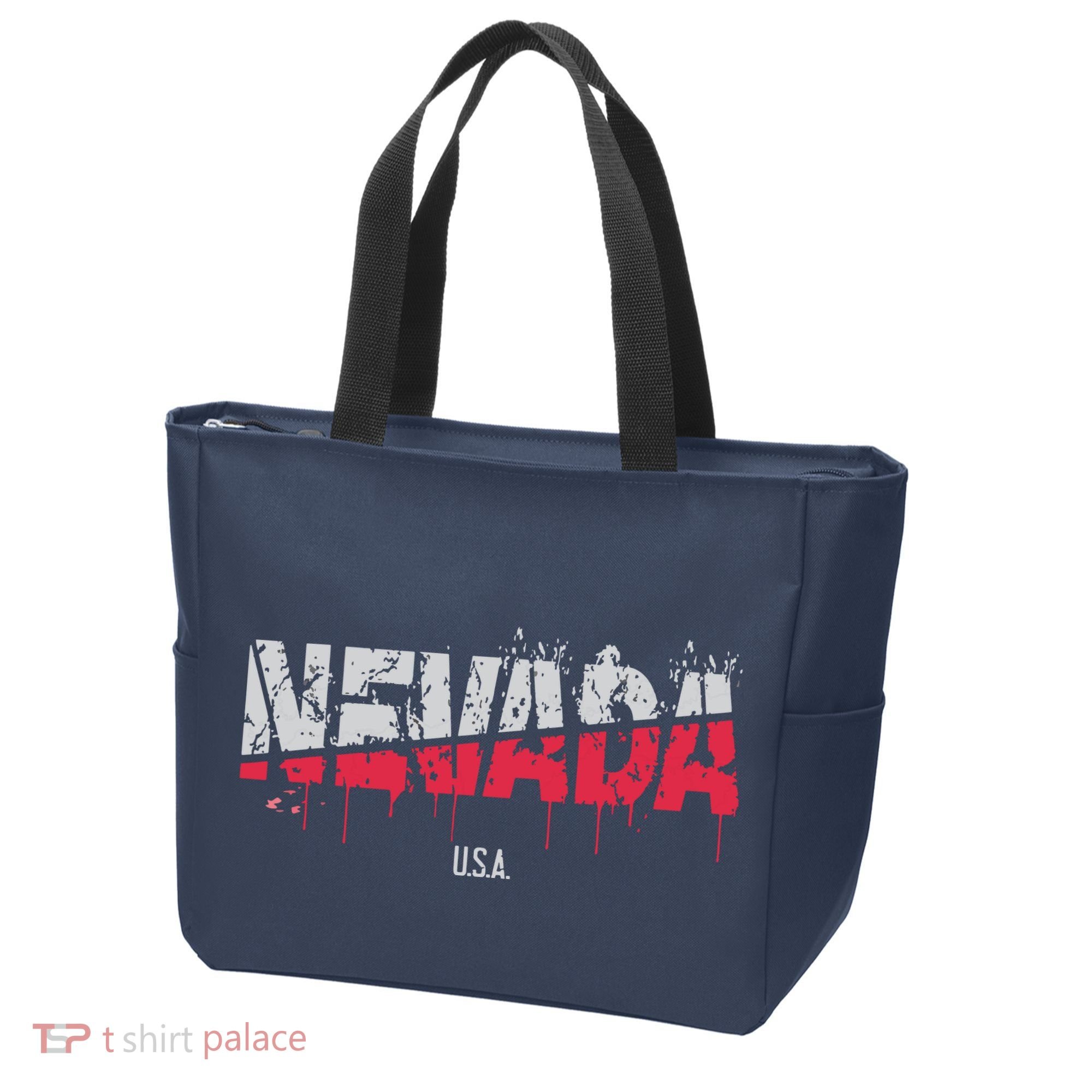 Distressed Nevada Usa Tote Bag