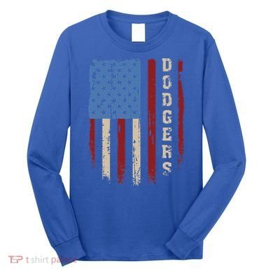 Dodgers Name Vintage First Name Long Sleeve Shirt