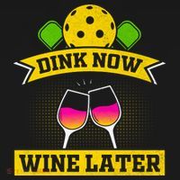 Dink Now Wine Later Pickleball Funny Gift For Pickleball Fan Women's Hoodie thumb 2