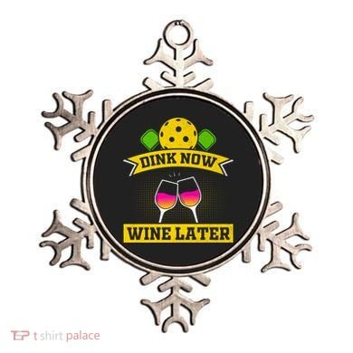 Dink Now Wine Later Pickleball Funny Gift For Pickleball Fan Ornament