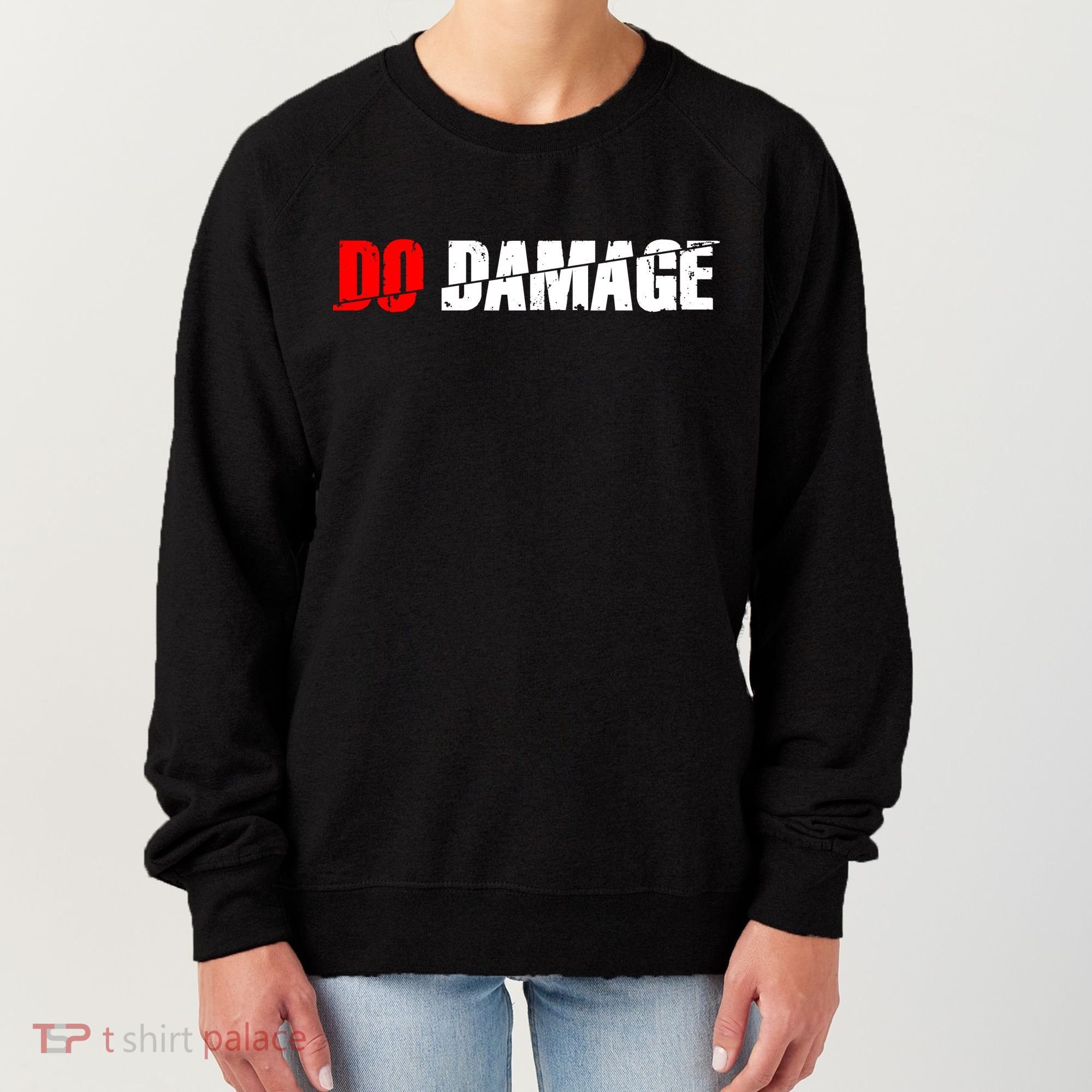 Do Damage Baseball Women's Sweatshirt