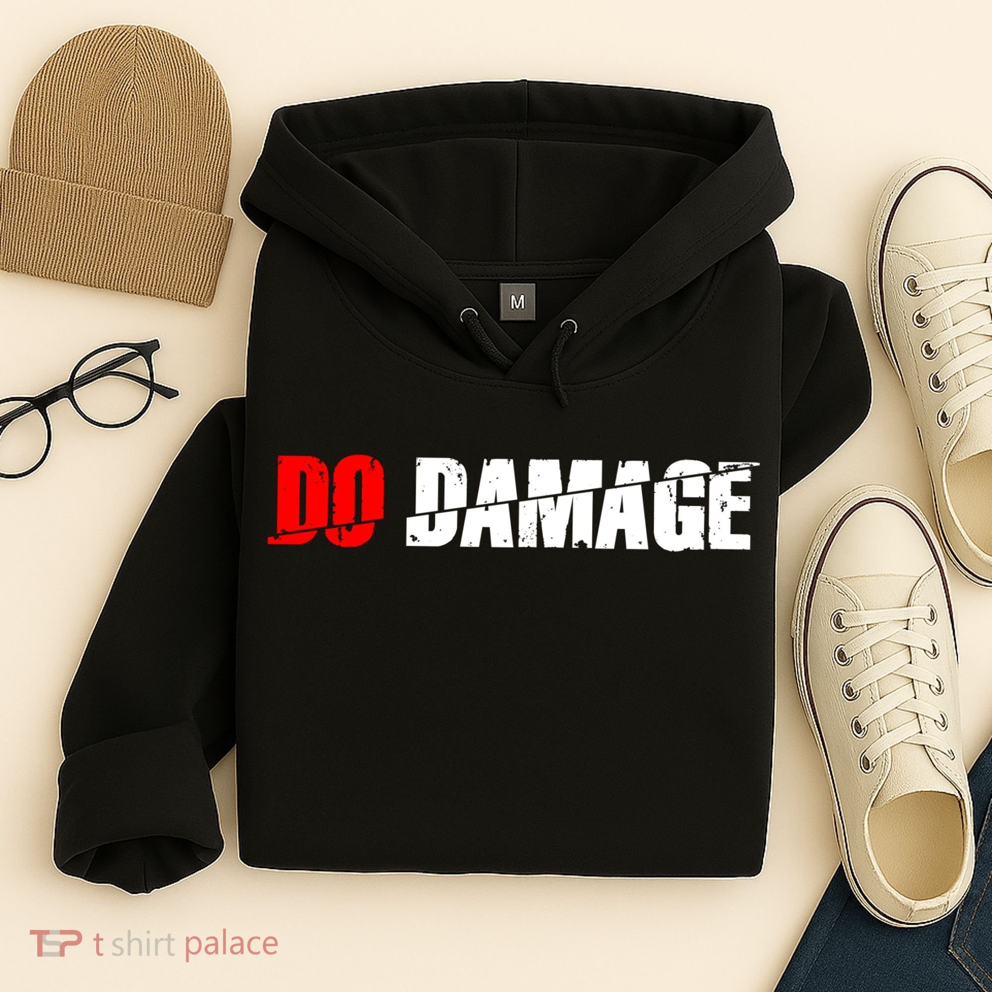 Do Damage Baseball Hoodie