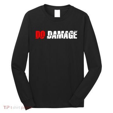Do Damage Baseball Long Sleeve Shirt