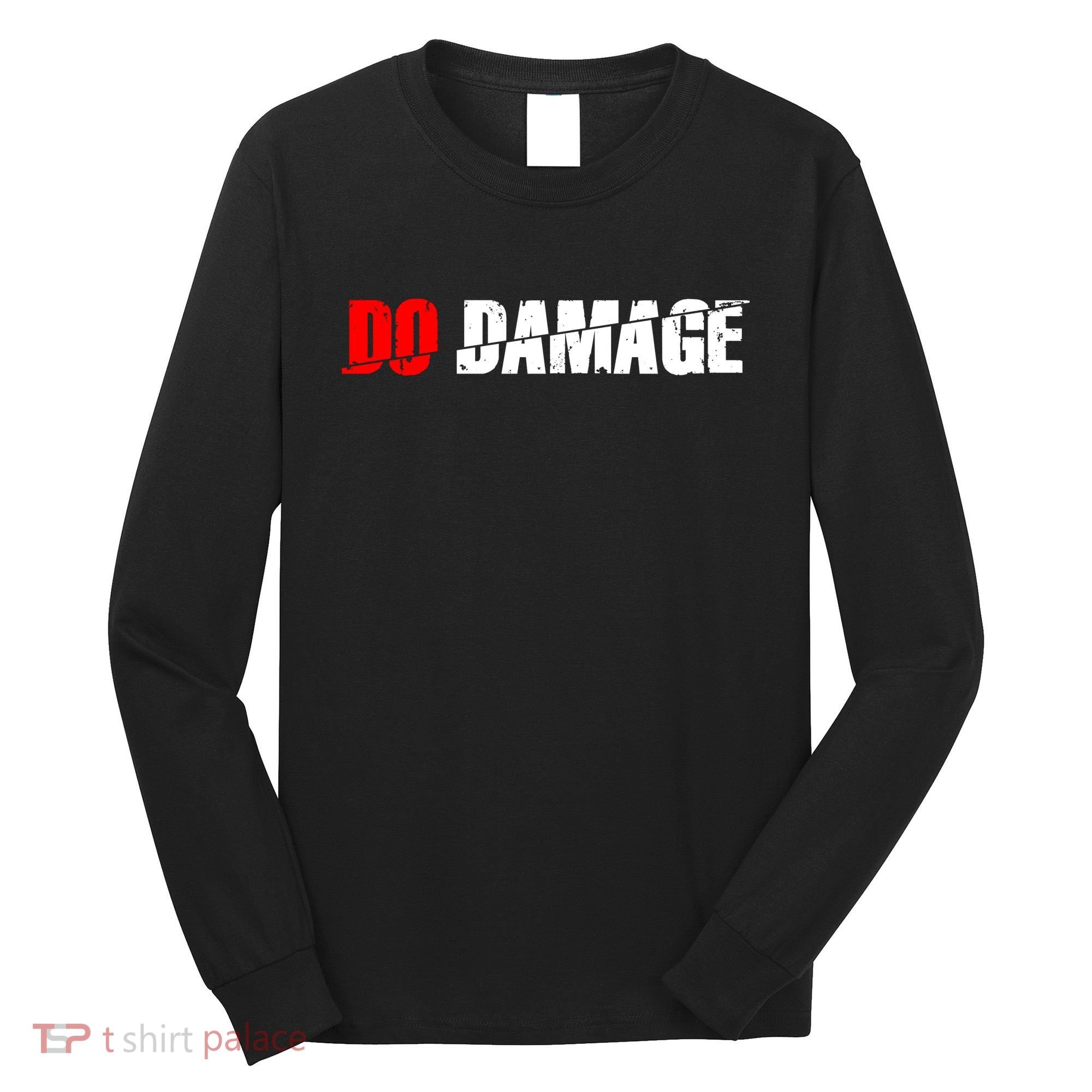 Do Damage Baseball Long Sleeve Shirt