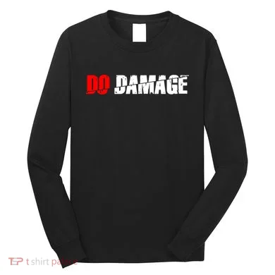 Do Damage Baseball Long Sleeve Shirt