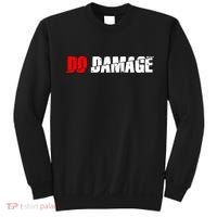 Do Damage Baseball Sweatshirt thumb 0