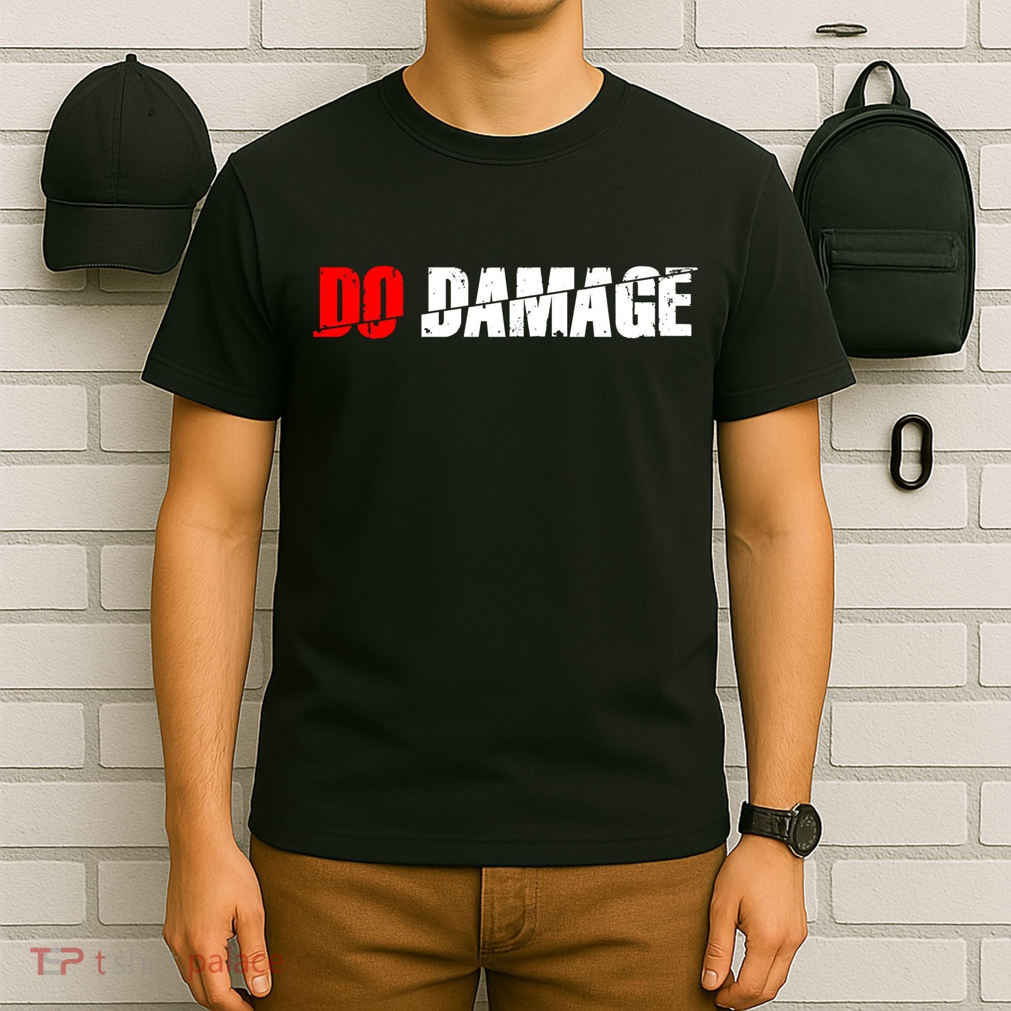Do Damage Baseball T-Shirt