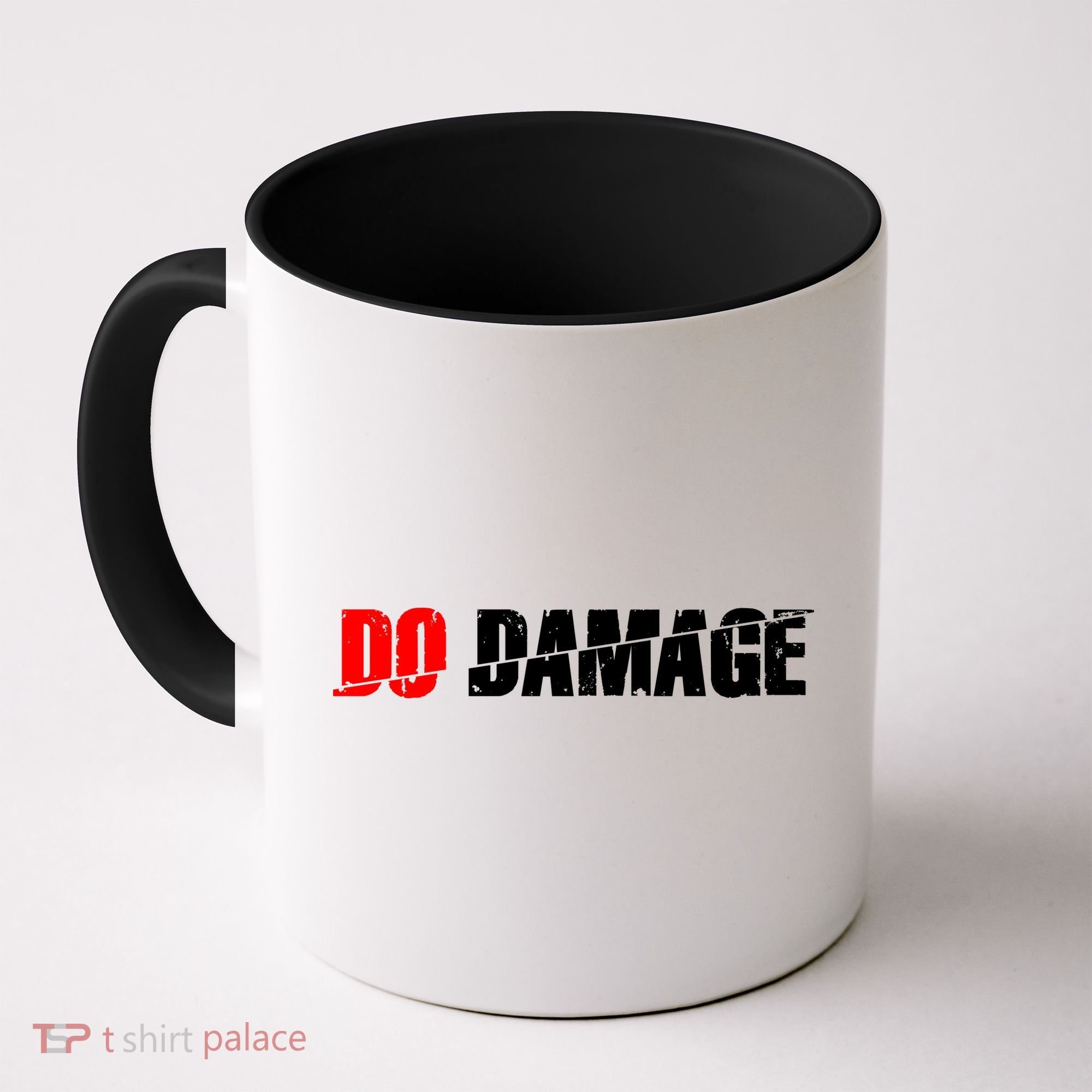 Do Damage Baseball Coffee Mug