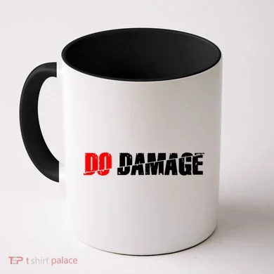 Do Damage Baseball Coffee Mug