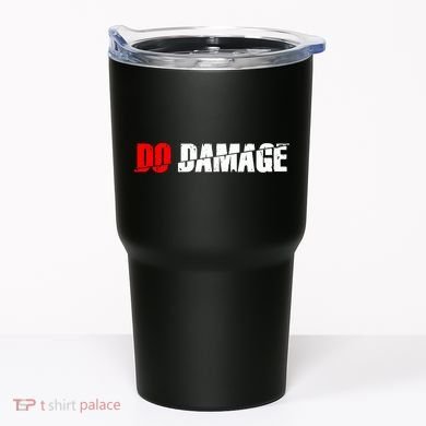 Do Damage Baseball Tumbler