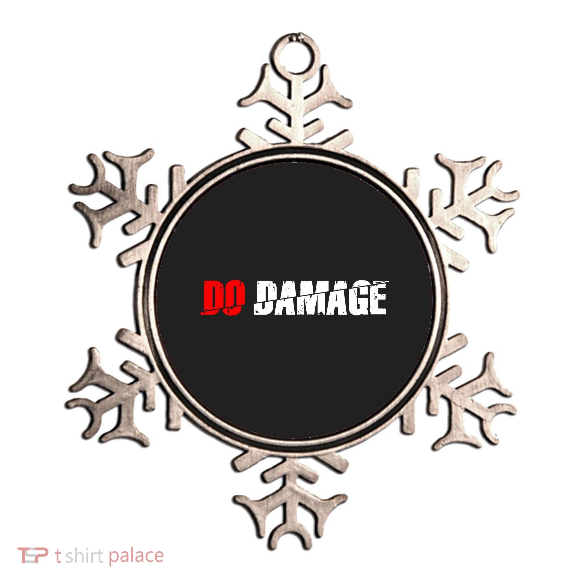 Do Damage Baseball Ornament