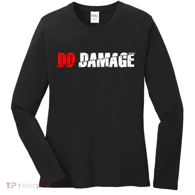 Do Damage Baseball Women's Long Sleeve Shirt