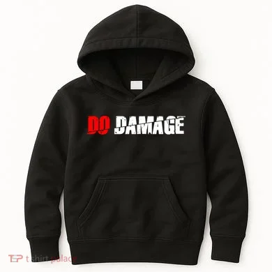 Do Damage Baseball Kids Hoodie